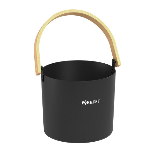 Ведро EVEREST 5л, алюминий BLACK (TG-44) Везувий