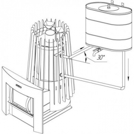 Теплообменник Grill'D Cometa AISI 430 2 мм, 1,8 л