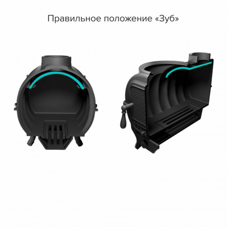 Печь отопительно-варочная "ТАЙГА" ПРО ПроМеталл