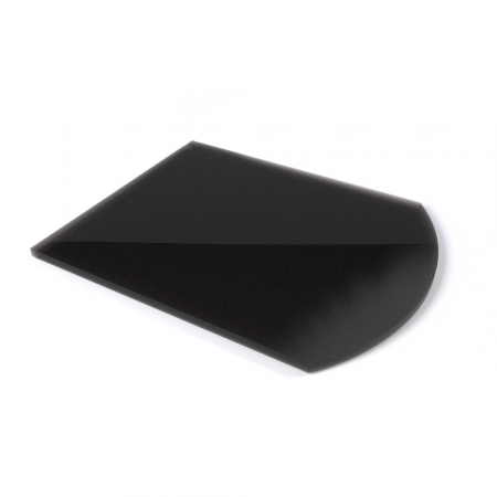 Лист стеклянный притопочный ВЕЗУВИЙ Черный (Black) (1100х850х8мм) СП-5