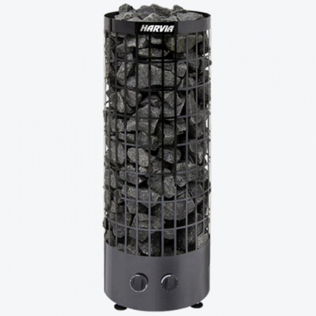 Печь для сауны Cilindro PC70 со встроенным пультом черная HARVIA